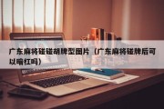 广东麻将碰碰胡牌型图片（广东麻将碰牌后可以暗杠吗）